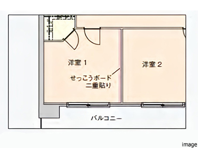 遮音対策イメージ｜ザ・パークハウス中野弥生町テラス